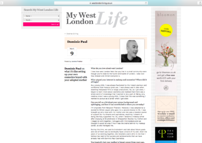 Q&A – West London Living Magazine