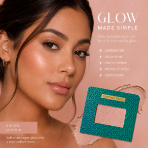 Dominic Paul Cosmetics Custom Powder Highlighter cruelty free and cruelty free highly pigmented best highlighter on the market