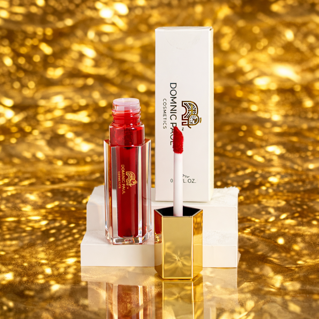Dominic Paul Cosmetics lip glaze Dominic Paul Cosmetics Lip Glaze, sticky free easy to apply and lasts all day highly pigmented