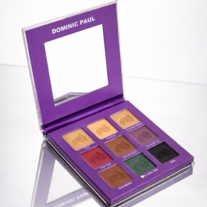 Dominic Paul Cosmetics eyeshadow palette cruelty free and vegan friendly long lasting culture palette