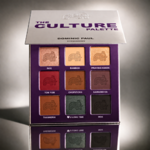Dominic Paul Cosmetics The Culture Palette eyeshadows vegan friendly and cruelty free long lasting matte and shimmer shades day to night makeup Smokey eye