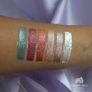 Dominic Paul Cosmetics eyeshadow paint long lasting vegan friendly and cruelty free shimmer