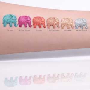 Dominic Paul cosmetics eyeshadow paint long lasting quick drying easy to apply vegan friendly and cruelty free shimmer pigment