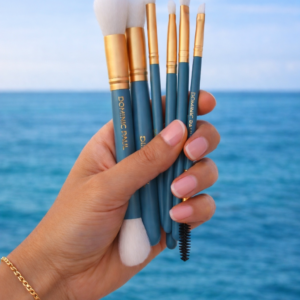 Dominic Paul Cosmetics Makeup Brush set vegan friendly and cruelty free dual end