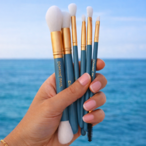 Dominic Paul Cosmetics Makeup Brush set vegan friendly and cruelty free dual end