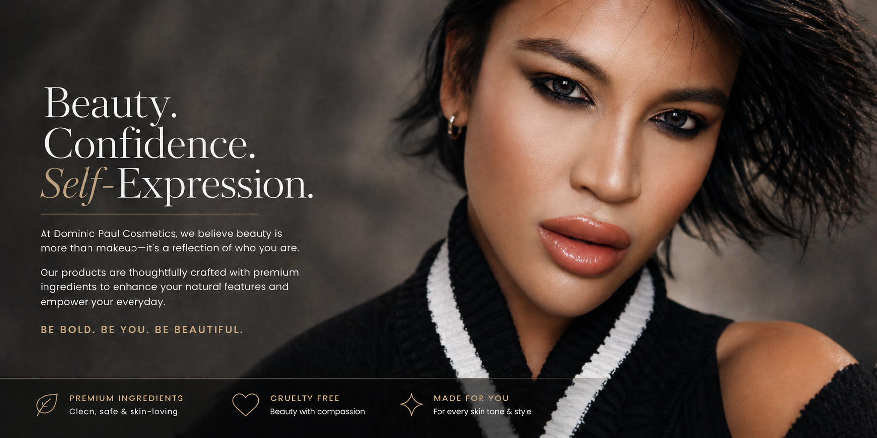 ABOUT DOMINIC PAUL COSMETICS INDIE MAKEUP BRAND