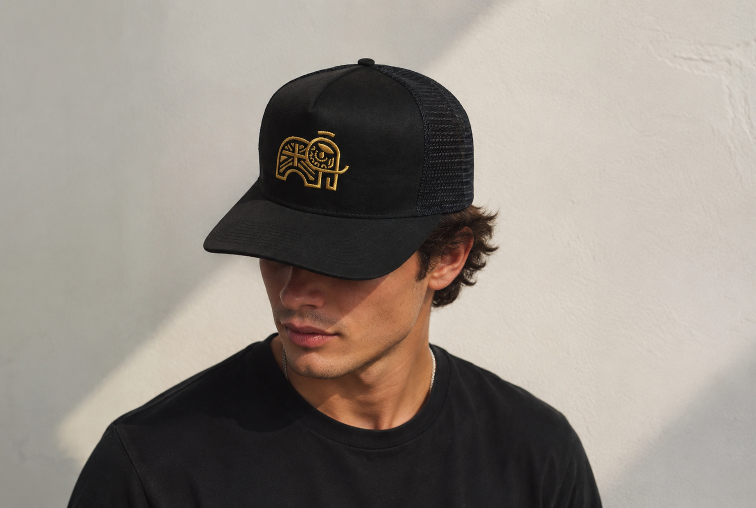 DOMINIC PAUL BASEBALL ELEPHANT CAP BLACK 